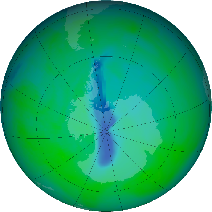 Ozone Map 2003-12-03